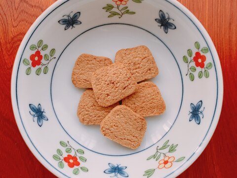 【卵、バターなし】米粉のきな粉サクサククッキー